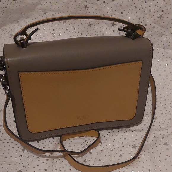 Elegant Tan and Cream Women's Bag. Like New. - Picture 4 of 7